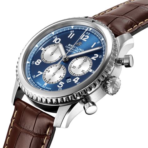 breitling navitimer 8 b01 chronograph 43 blue|Navitimer b01 chronograph 43 review.